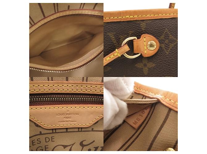 Louis Vuitton Neverfull PM Monogram Tote Bag Beige - Ansicht 7