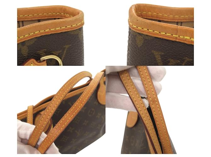 Louis Vuitton Neverfull PM Monogram Tote Bag Beige - Ansicht 8