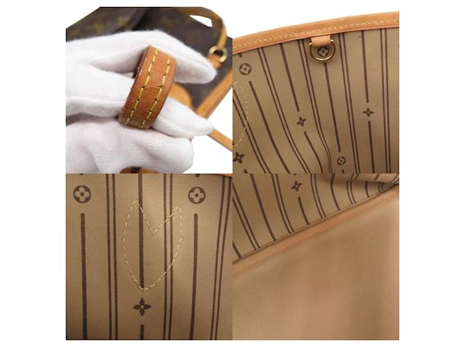 Louis Vuitton Neverfull PM Monogram Tote Bag Beige - Ansicht 9