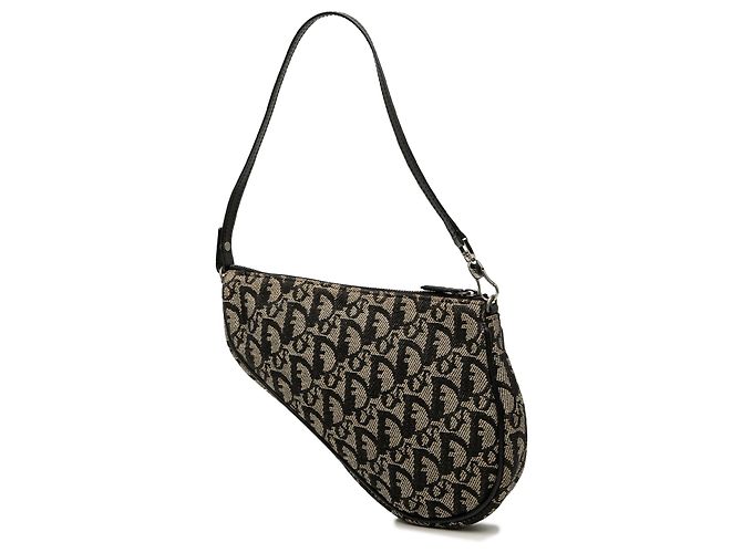 Pochete Mini Diorissimo em lona preta da Dior Preto - vista 2
