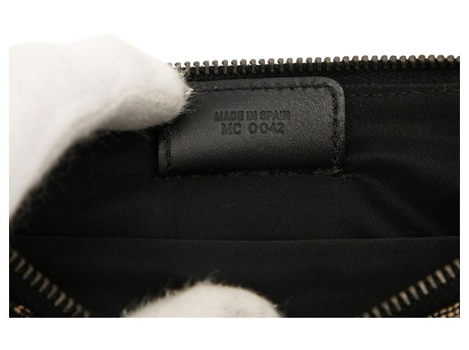 Pochete Mini Diorissimo em lona preta da Dior Preto - vista 6