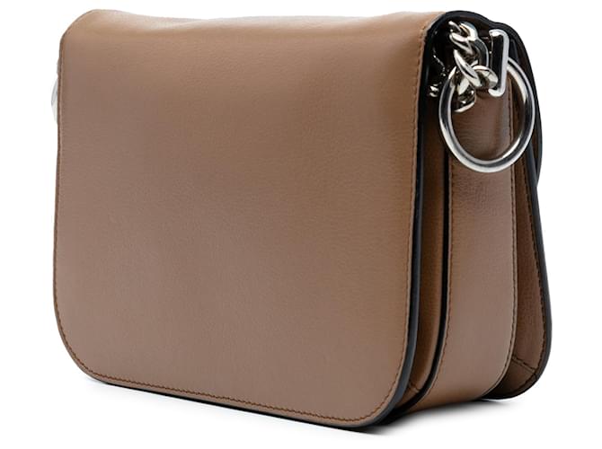 Borsa a tracolla Prada in vitello glacé marrone Arcade - vista 2