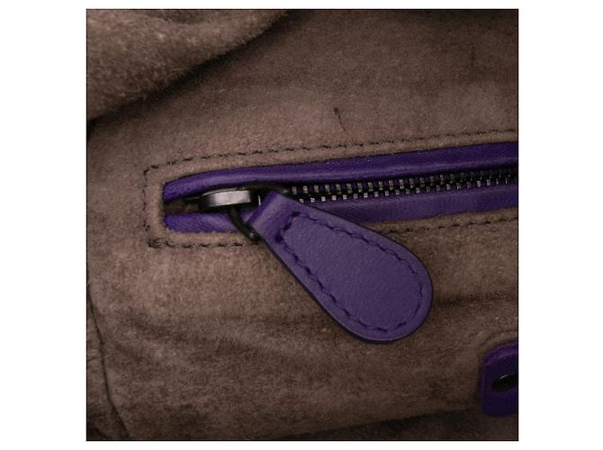 Bottega Veneta Cube Crossbody in Nappa Intrecciato Viola - vista 7