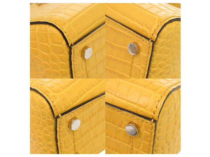 Borsa Varenne 2 in 1 di Jimmy Choo Marrone Giallo - vista 4