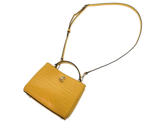 Borsa Varenne 2 in 1 di Jimmy Choo Marrone Giallo - vista 6