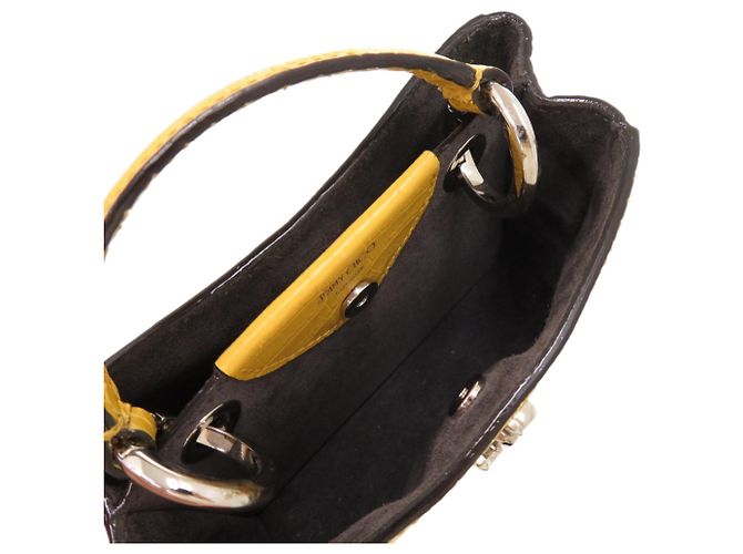 Borsa Varenne 2 in 1 di Jimmy Choo Marrone Giallo - vista 7