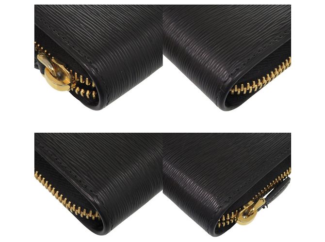 Prada Round Zipper Wallet Black - view 4