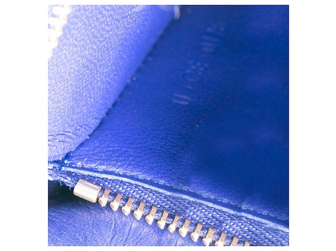Classic Box Céline Celine Blu Piccola Scatola Classica in Pelle di Vitello - vista 6