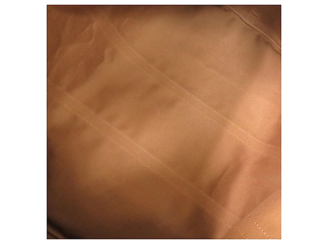 Borsa Boston Monogram Keepall Bandoulière 60 Louis Vuitton Marrone - vista 5