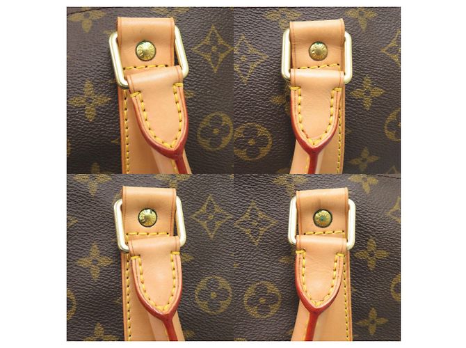 Borsa Boston Monogram Keepall Bandoulière 60 Louis Vuitton Marrone - vista 7