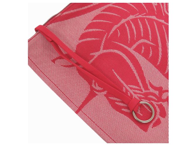 Rote Canvas Clutch von Burberry - Ansicht 6