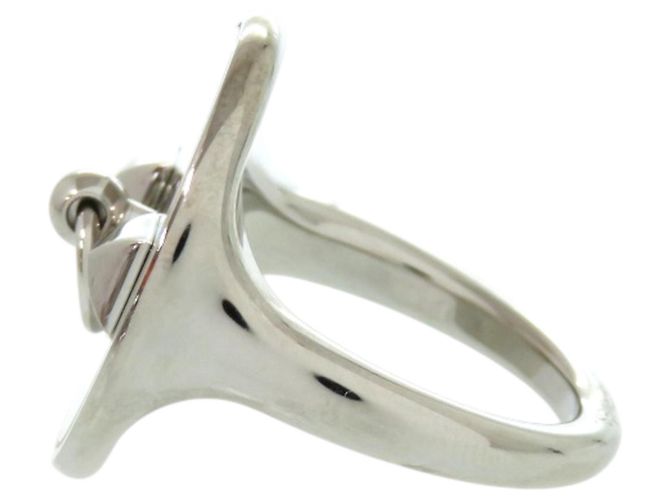 Ring Anello Scarf Collier de Chien in Argento Hermès - vista 3