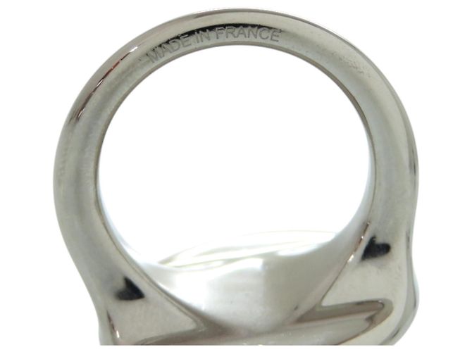 Ring Anello Scarf Collier de Chien in Argento Hermès - vista 4