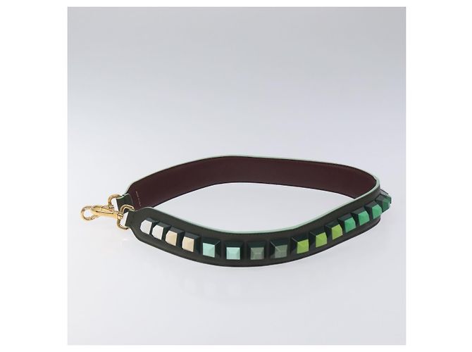 Fendi Strap You Shoulder Strap Leather Green - view 3