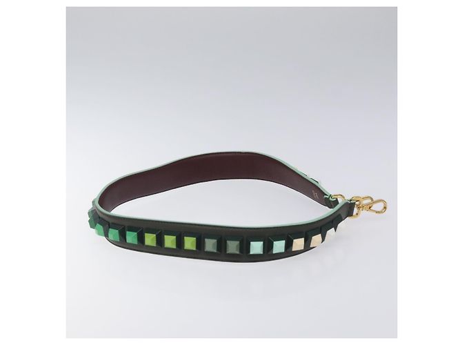 Fendi Strap You Shoulder Strap Leather Green - view 4