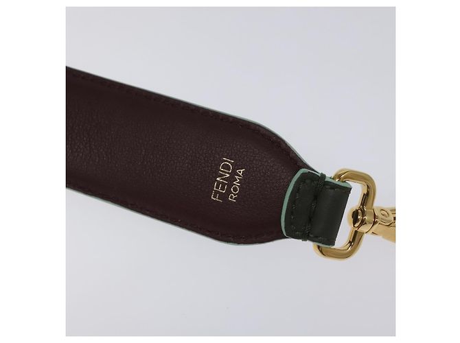 Fendi Strap You Shoulder Strap Leather Green - view 5