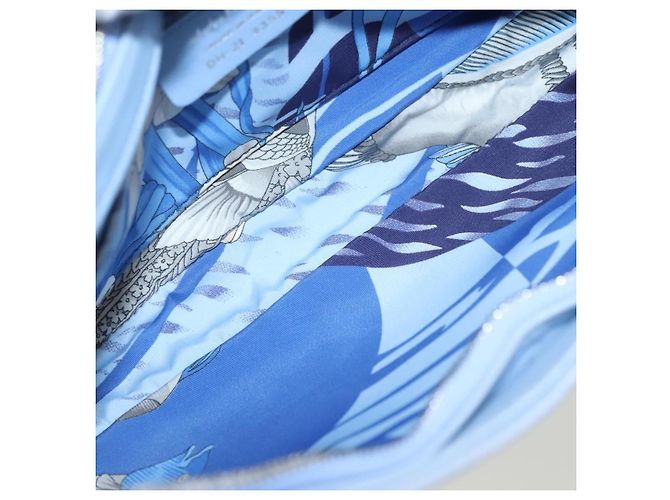 Salvatore Ferragamo Vala Leather Blu - vista 5