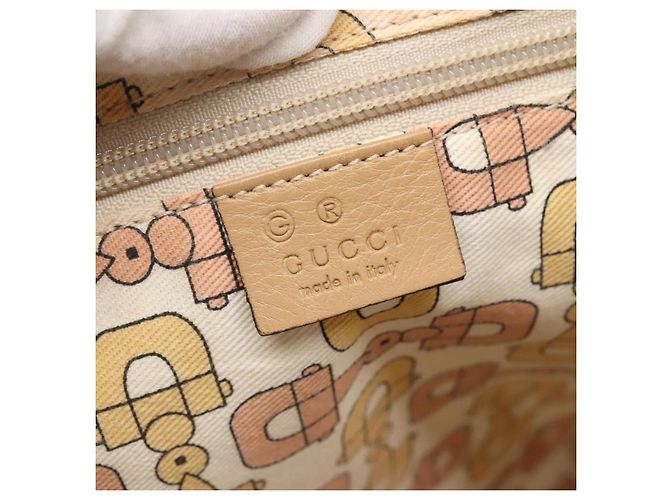 Borsa Messenger GG Canvas Media Originale Gucci Beige - vista 7