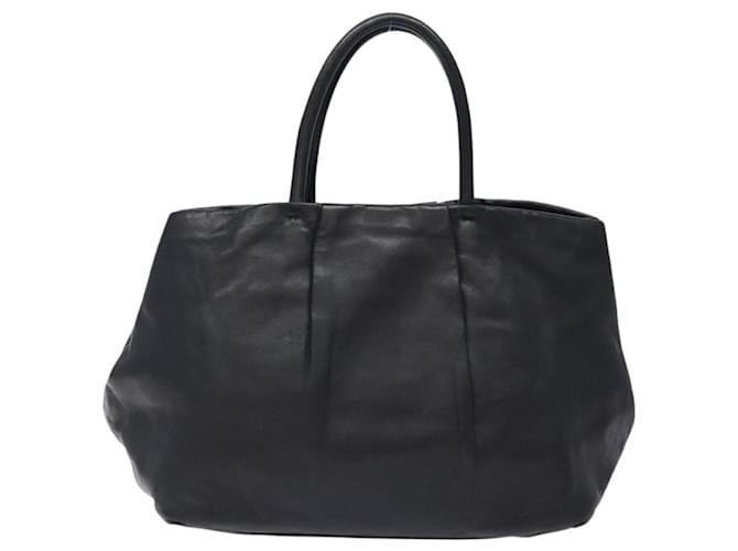 Prada Bow Tote aus Leder Schwarz - Ansicht 2
