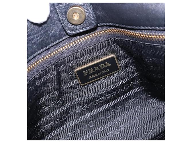 Prada Bow Tote aus Leder Schwarz - Ansicht 6