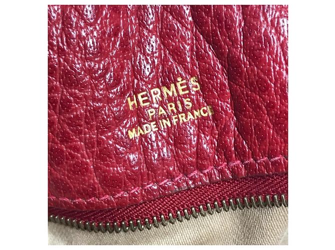 Hermès HERMES Gallop Check Tragetasche Rot Grün Gelb - Ansicht 13