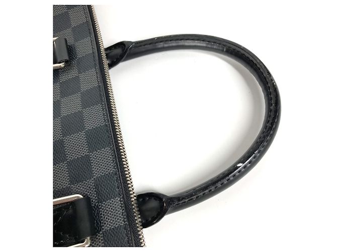 Borsa a tracolla Anton Damier Graphite Louis Vuitton Nero - vista 10