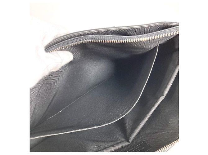 Borsa a tracolla Anton Damier Graphite Louis Vuitton Nero - vista 12