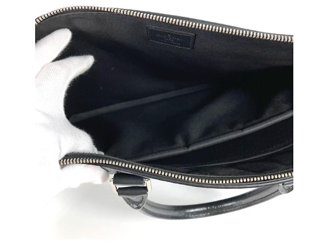 Borsa a tracolla Anton Damier Graphite Louis Vuitton Nero - vista 14