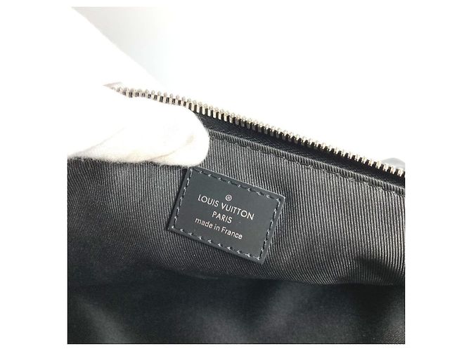 Borsa a tracolla Anton Damier Graphite Louis Vuitton Nero - vista 15