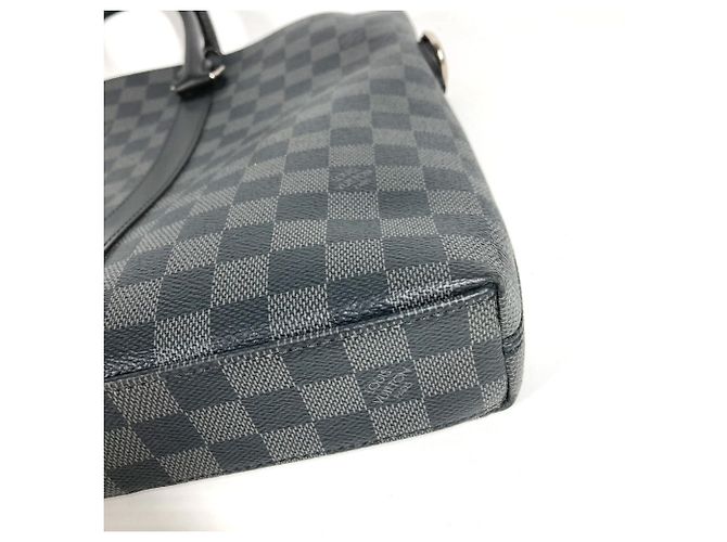 Borsa a tracolla Anton Damier Graphite Louis Vuitton Nero - vista 7