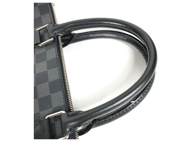 Borsa a tracolla Anton Damier Graphite Louis Vuitton Nero - vista 9