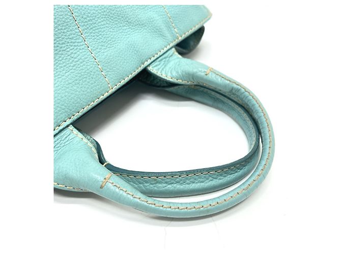 Bolsa tote de canapa azul BN1872 da Prada - vista 11