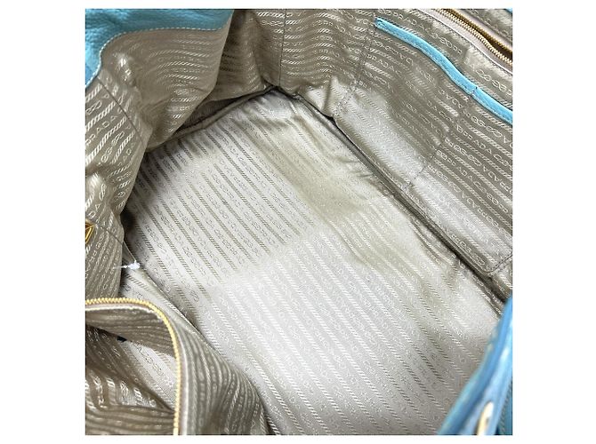 Bolsa tote de canapa azul BN1872 da Prada - vista 12