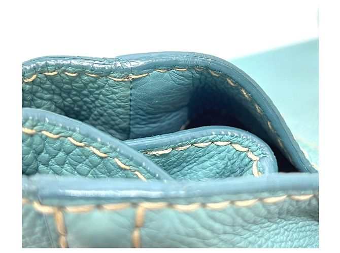 Bolsa tote de canapa azul BN1872 da Prada - vista 15
