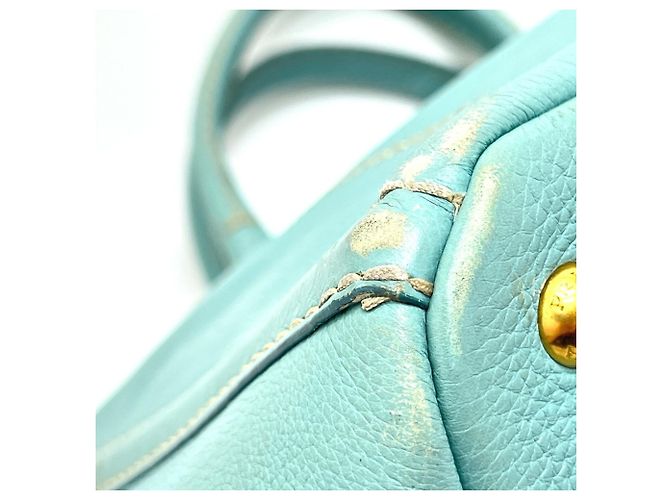 Bolsa tote de canapa azul BN1872 da Prada - vista 6