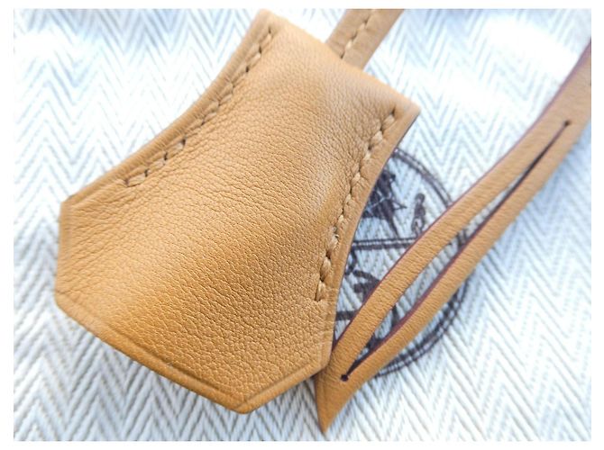 clochette et tirette hermès seule, avec dustbag , sac hermès kelly et birkin neuve Marron - vue 2