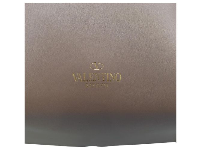 Valentino Garavani Rockstud Two Pocket Backpack in Blush Pink Leather Medium - view 11
