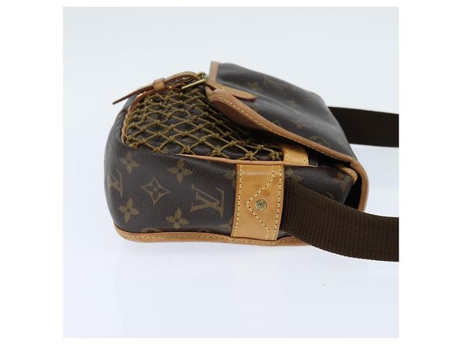 Borsa Messenger Congo Louis Vuitton in Tela Monogram PM Marrone - vista 4