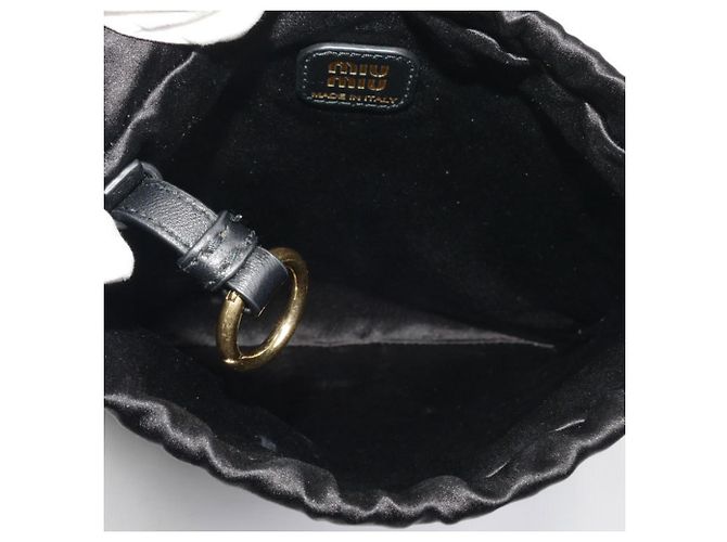 Pochette Duchesse Miu Miu in Nero - vista 3