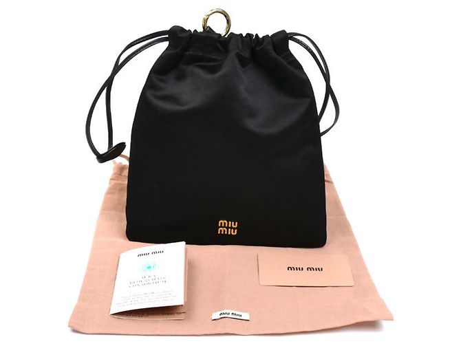 Pochette Duchesse Miu Miu in Nero - vista 7