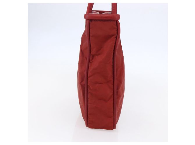 Céline Celine Tote Nylon Medium Rosso - vista 4