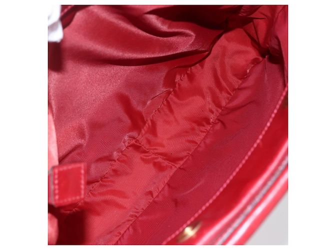 Céline Celine Tote Nylon Medium Rosso - vista 5
