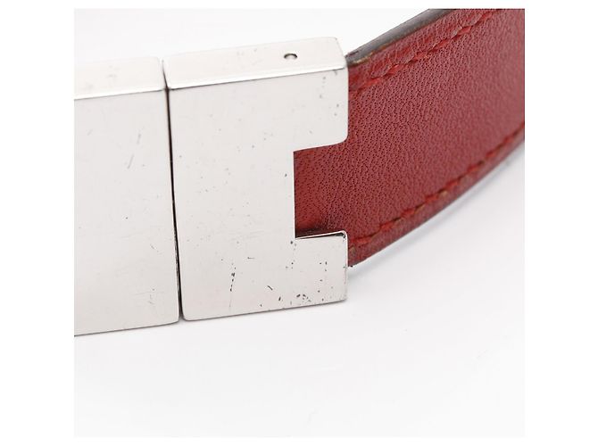 Bracciale Charm Lurie Hermès Argento Rosso Porpora - vista 7