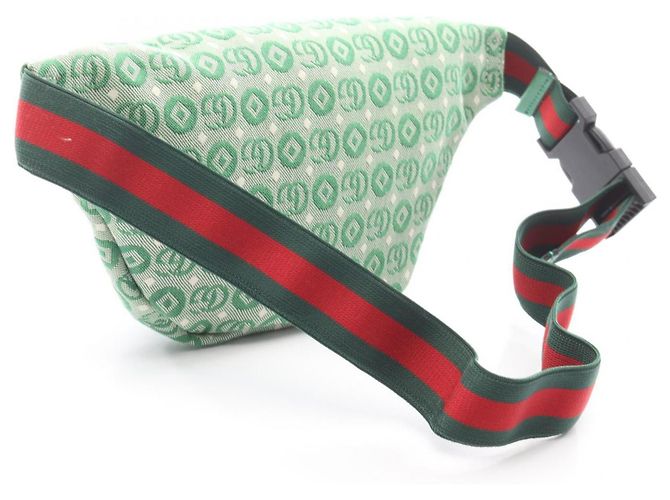 Marsupio per bambini Gucci Star Bianco Verde - vista 2