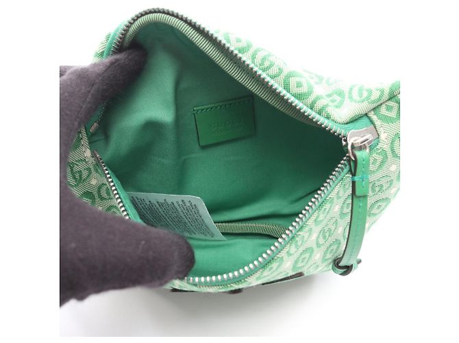 Marsupio per bambini Gucci Star Bianco Verde - vista 3