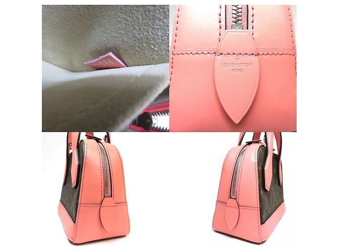 Borsa Mini Dora Monogramma Louis Vuitton Rosa Corallo - vista 4