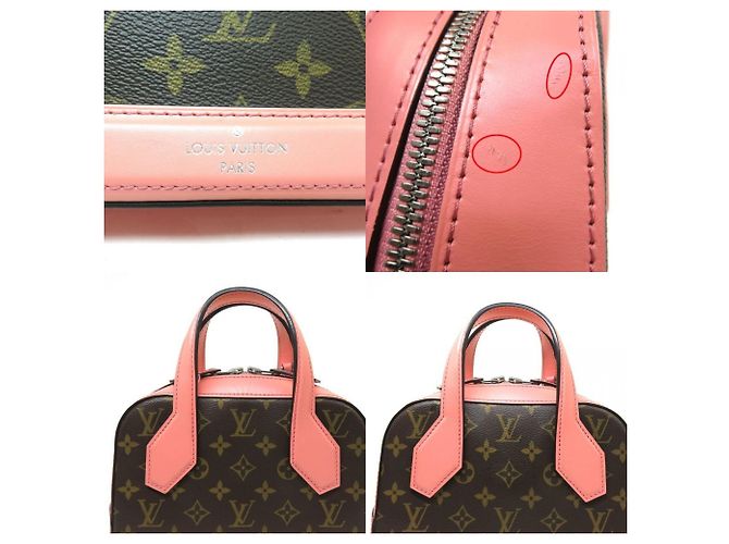 Borsa Mini Dora Monogramma Louis Vuitton Rosa Corallo - vista 6