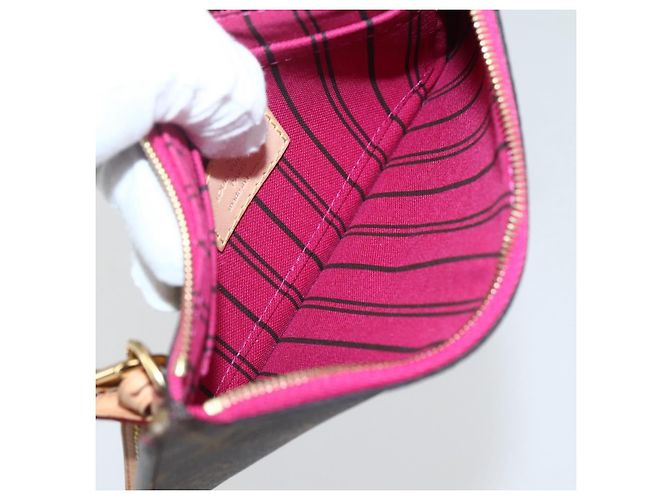 Pochette Neverfull Monogram in Tela Piccola Louis Vuitton - vista 5