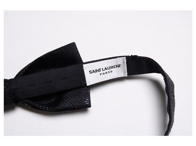 Papillon in struttura lucida nera Saint Laurent Nero - vista 3