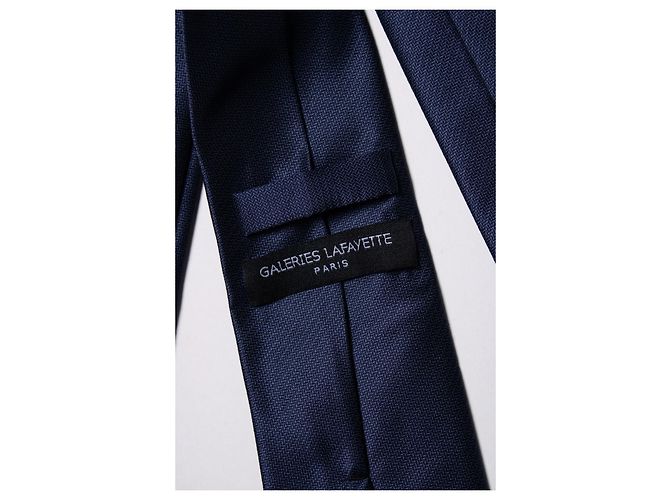Autre Marque Galeries Lafayette, cravatta blu navy - vista 2